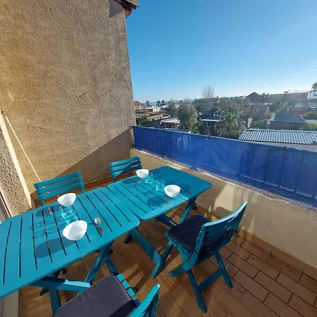 Apartamento 2p Avec Terrasse Sud, Parking, Wifi Et Animaux Acceptés à - Fr-1-326-797 Marseillan (Herault)